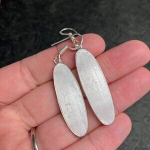Satin Spar Earrings Stone Crystal Jewelry